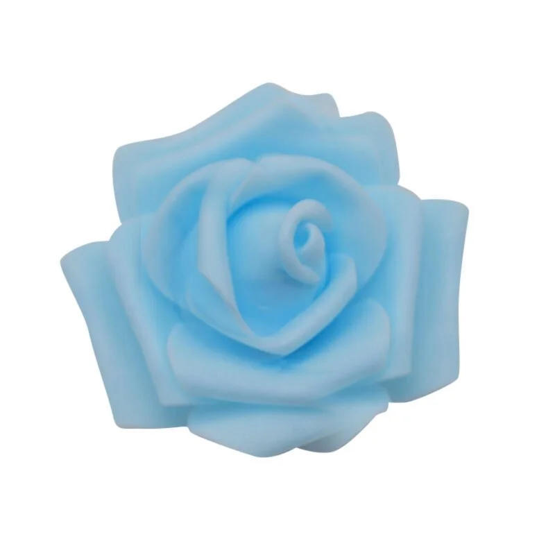 20pcs/lot Handmade 6cm Artificial Foam Roses PE Foam Rose Flower Head DIY For Wedding Home Festival Decorative Flowers scrapbook