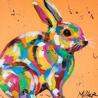 

Colorful Rabbit – Paint By Numbers - 40*50CM, 501 Original