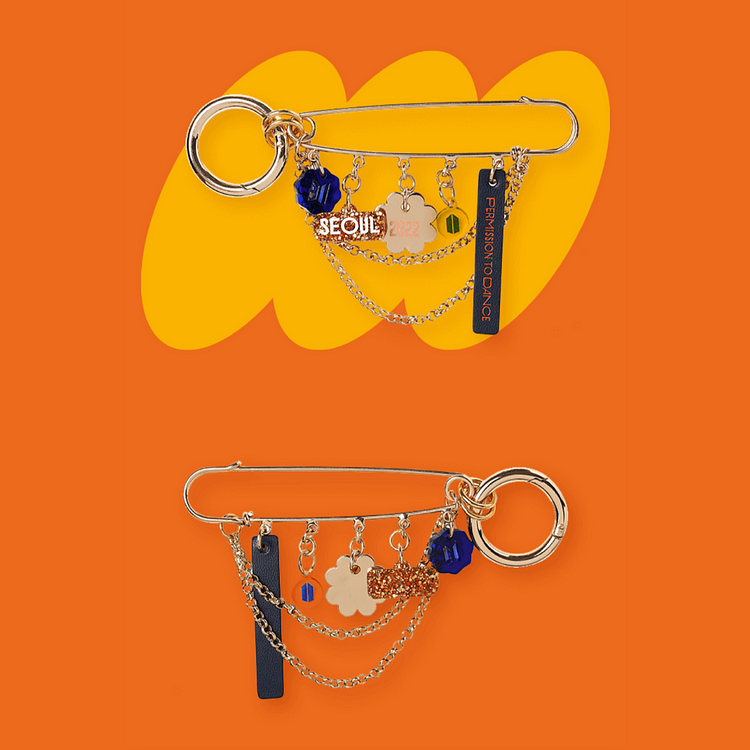 Permission To Dance On Stage Seoul Brooch Keychain