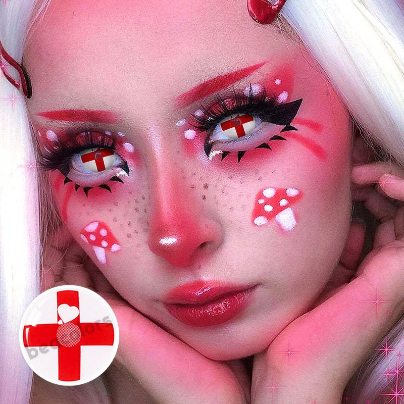 【Clearance】Beacolors Red Cross Halloween