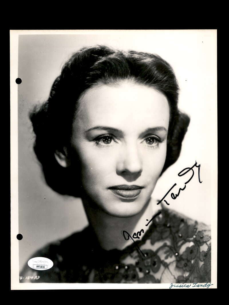 Jessica Tandy JSA Coa Signed 8x10 Photo Poster painting Autograph