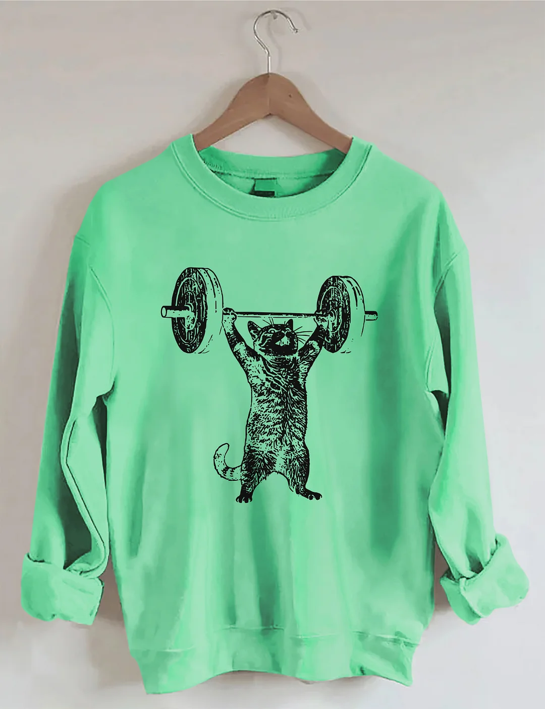 Funny Cat Gym Sweatshirt