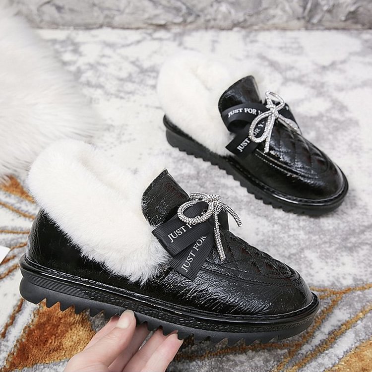 Gioiacombo™ stivali da neve con fiocco di design