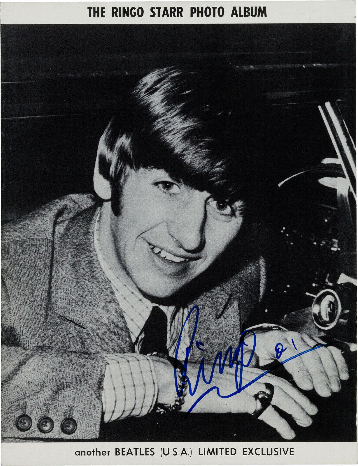 RINGO STARR Signed Photo Poster paintinggraph - Pop Star Drummer THE BEATLES - preprint