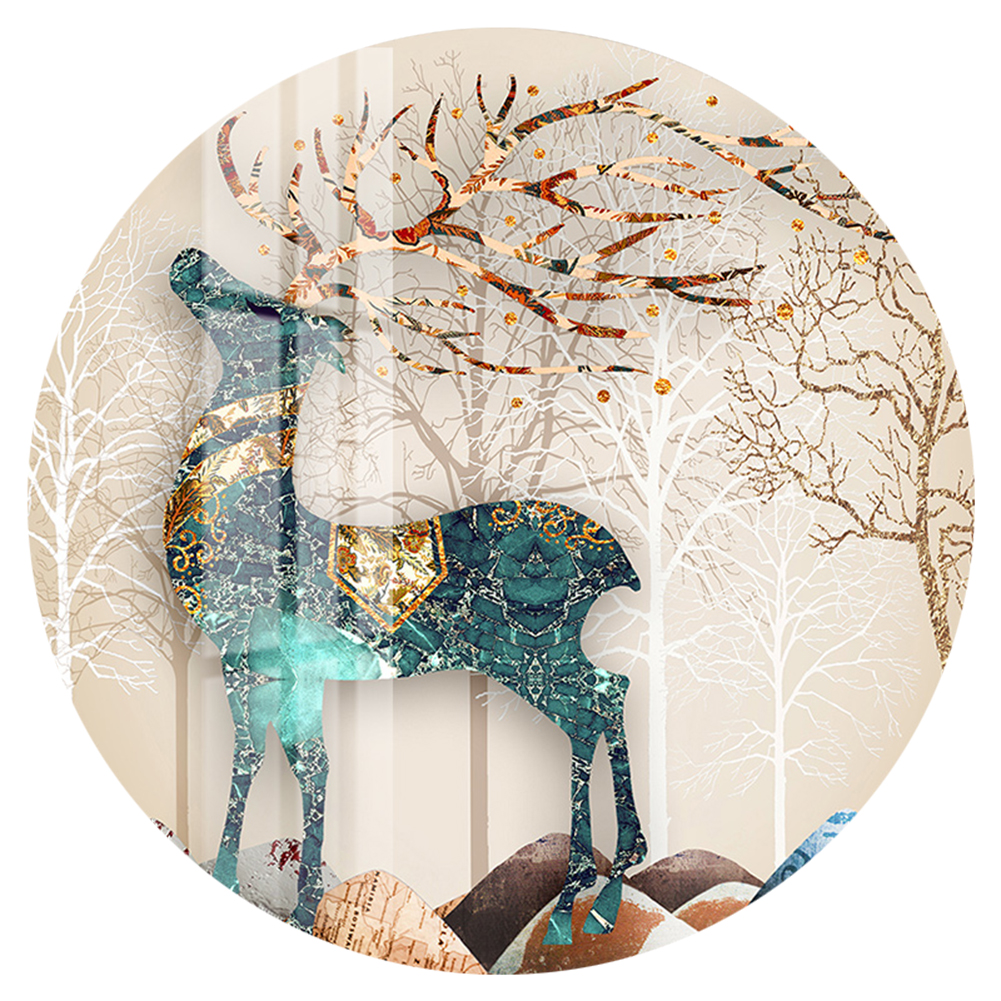

Deer - 11CT Stamped Cross Stitch - 60*60CM, 501 Original