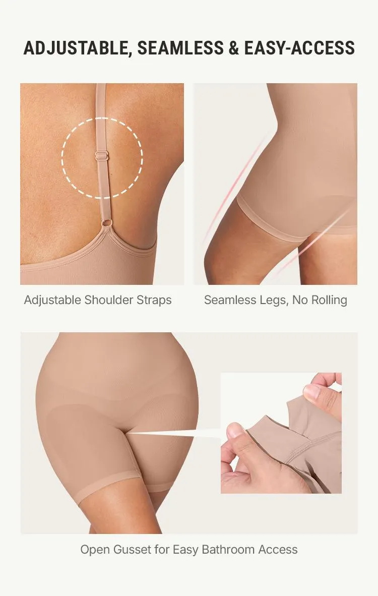 FeelinGirl Shapewear for Women Butt Lifter Bodysuit Seamless Shapewear Seamless Womenswear Comfort Spaghetti Strap Hip Underwear Basic FeelinGirl Shapewear for Women Butt Lifter Bodysuit Seamless Shapewear Seamless Womenswear Comfort Spaghetti Strap Hip Underwear Basic