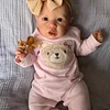 20'' Realistic Sweet Reborn Baby Girl Doll Charlotte, Simulation Reborn Weighted Toddler Doll - RBBI-Myrebornbabydoll® Myrebornbabydoll®