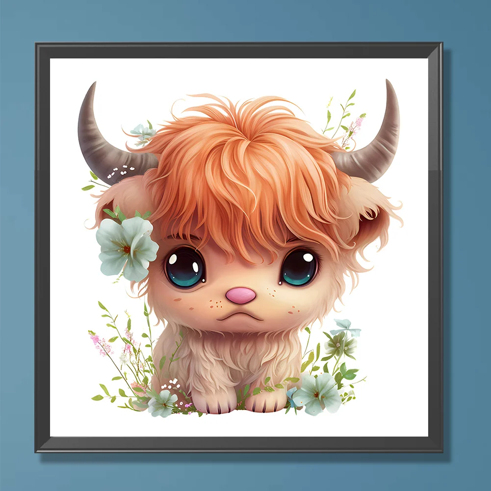 Diamond Painting - Full Round Drill - Flower Yak(Canvas|30*30cm)