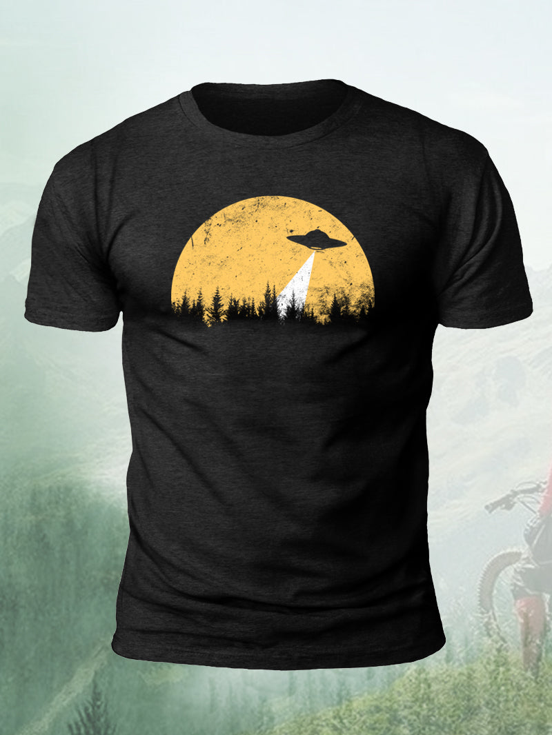 Men's Outdoor UFO Forest Short-Sleeved Shirt