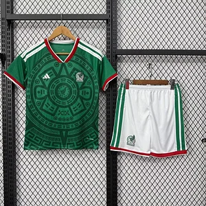 2026 Mexico Home Football Jersey 1:1 Thai Quality Kids Size