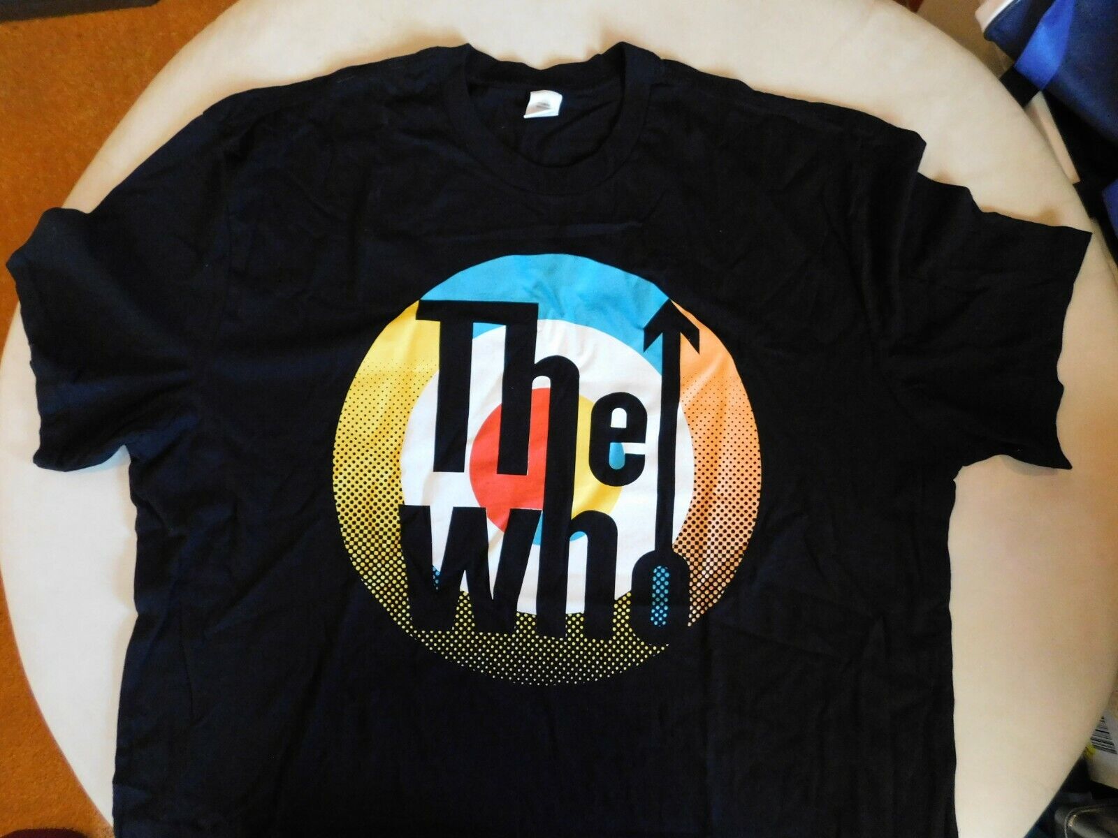 The Who 2018 Moving on tour multi color front emblem xxl T4#2