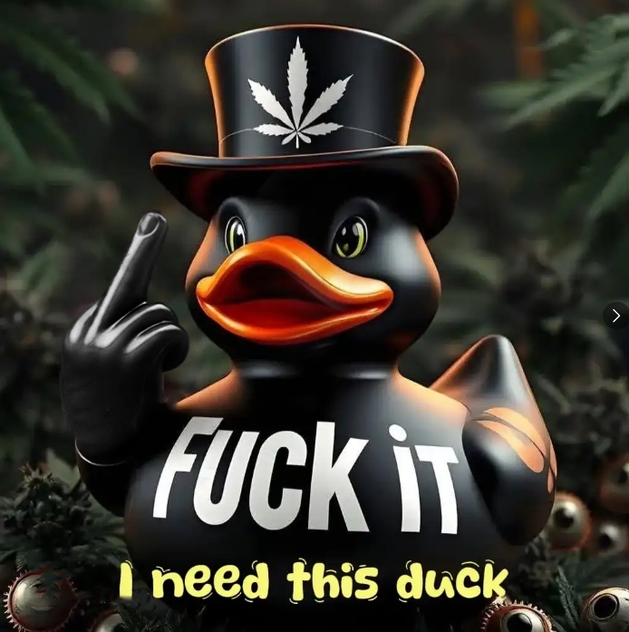 Middle Finger Duck