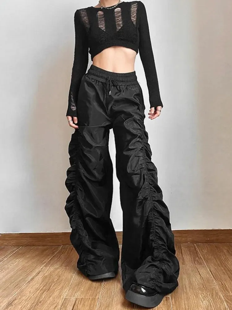 Brownm Parachute Pants