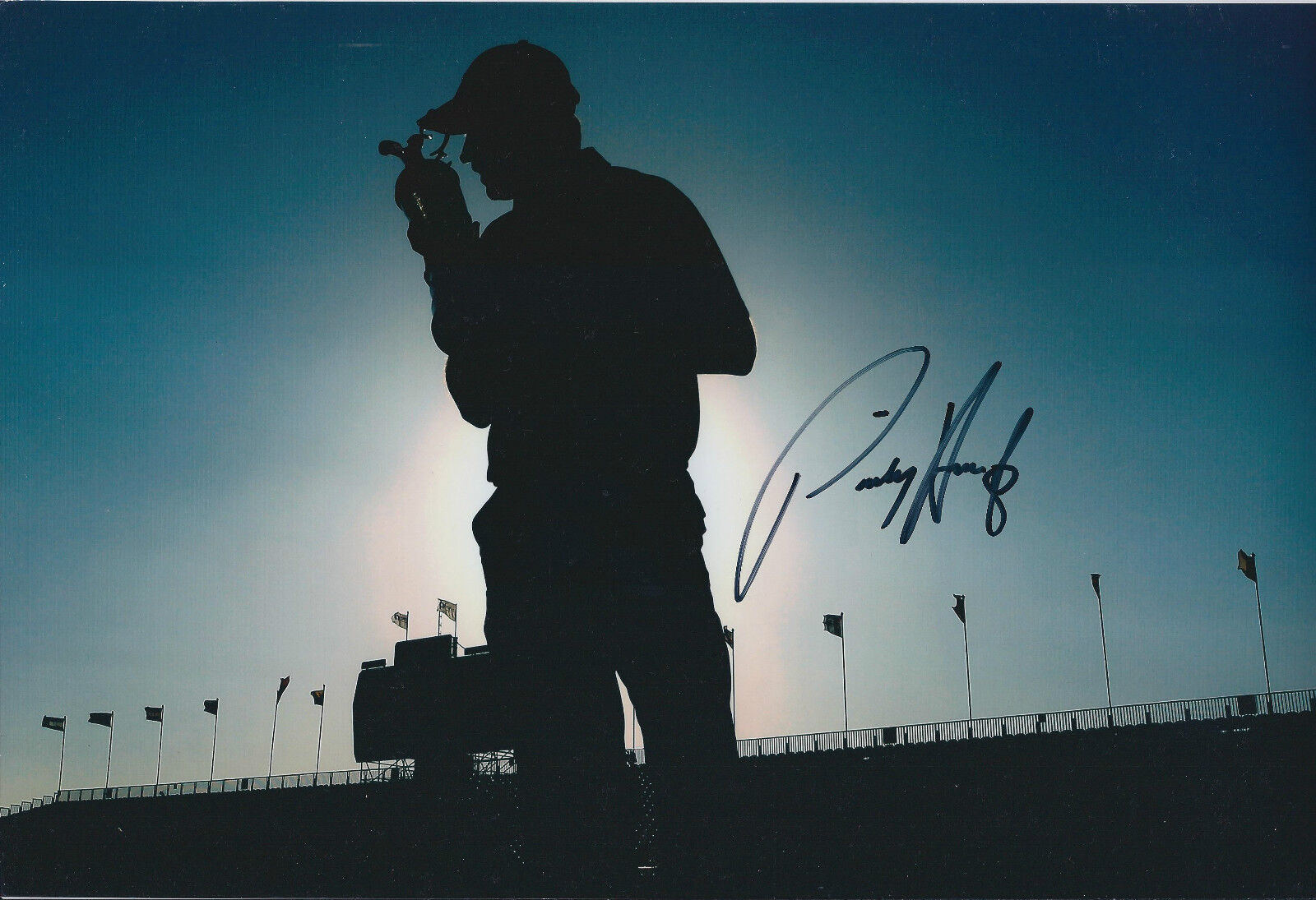 PADRAIG HARRINGTON SIGNED Autograph 12x8 Photo Poster painting AFTAL COA Golf Open Winner Rare