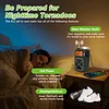 Multifunctional emergency hand-cranked radio with Bluetooth and solar power