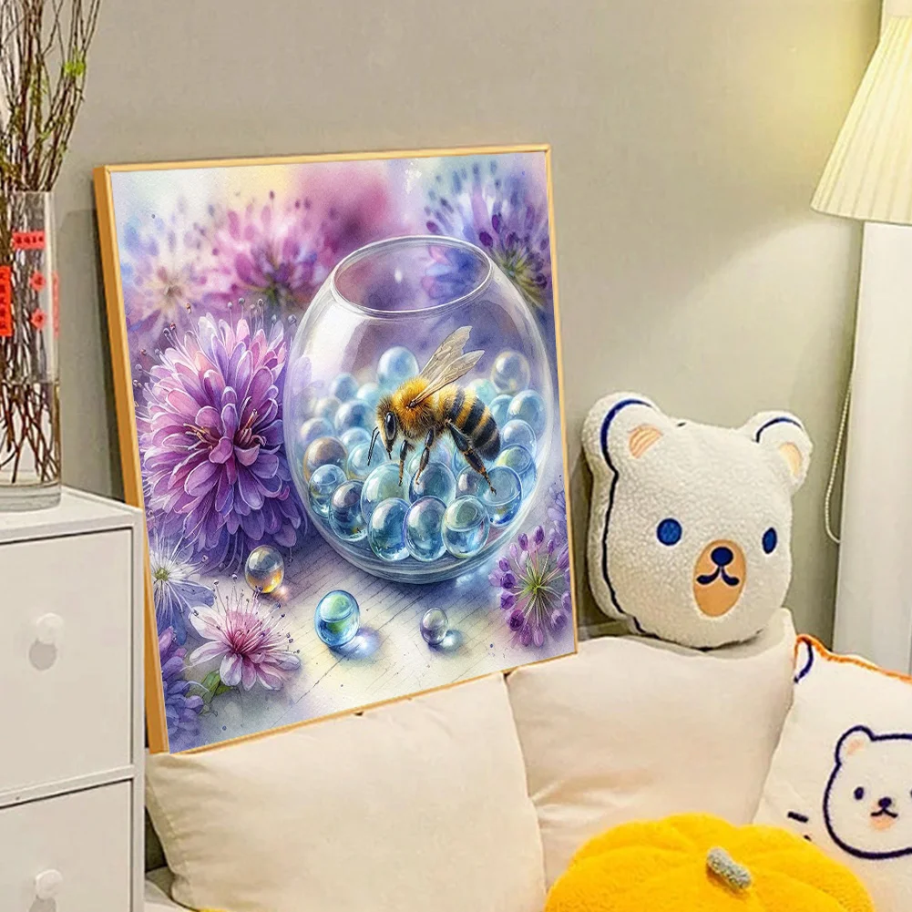 Full Round Diamond Painting 40*40cm - Bee
