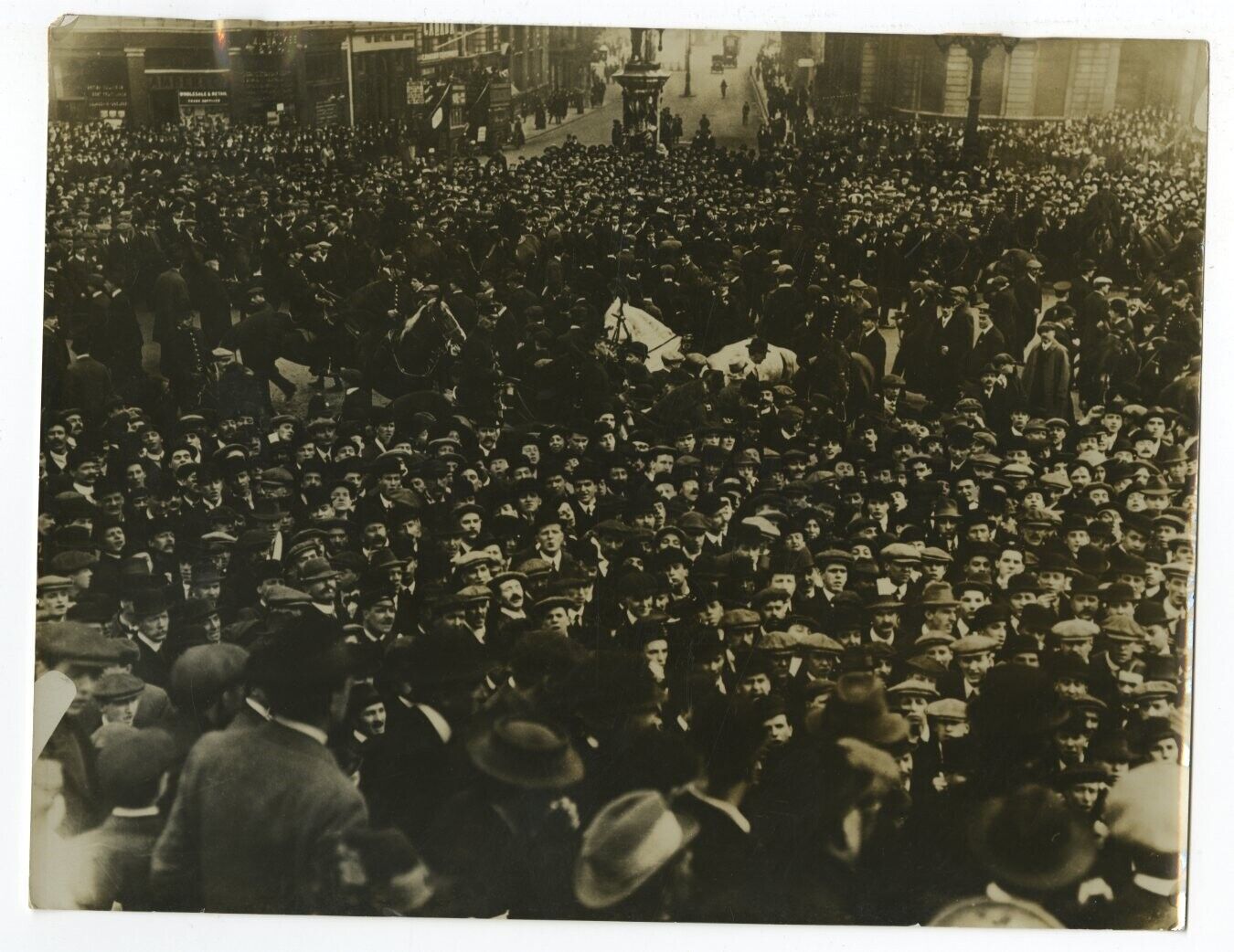 Cincinnati Street Car Strike - Early 1900s Original Press Photo Poster paintinggraph