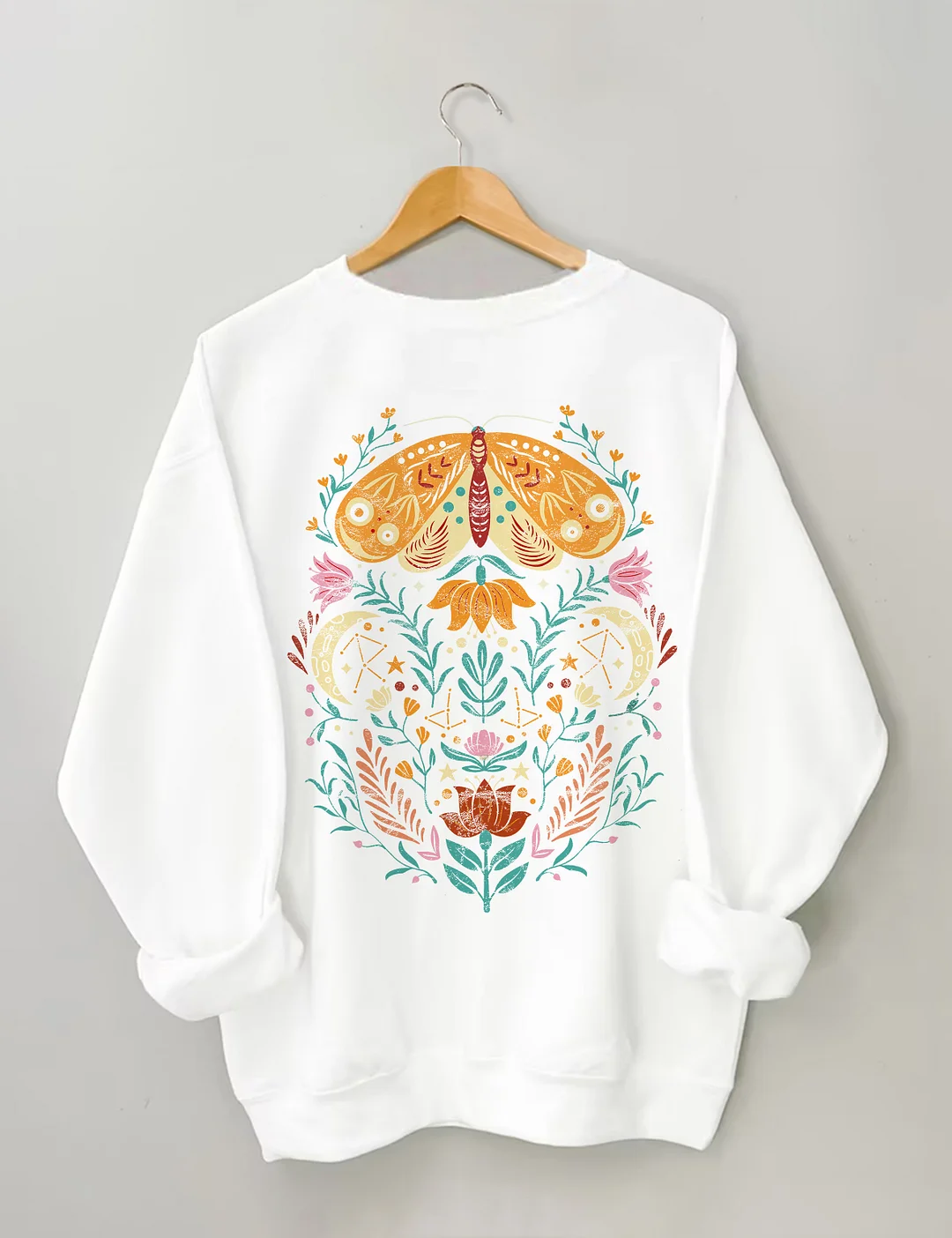 Celestial Moth Butterfly Sweatshirt