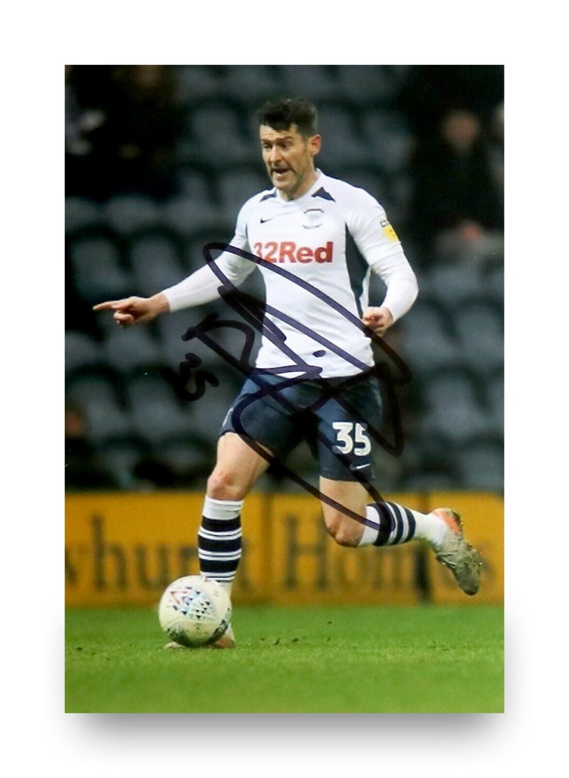 David Nugent Signed 6x4 Photo Poster painting Leicester City Preston North End Autograph + COA