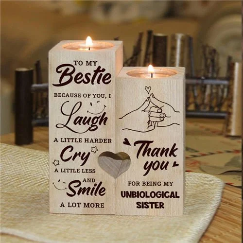 Last Day 49% OFF - Smile A Lot More - Candle Holder