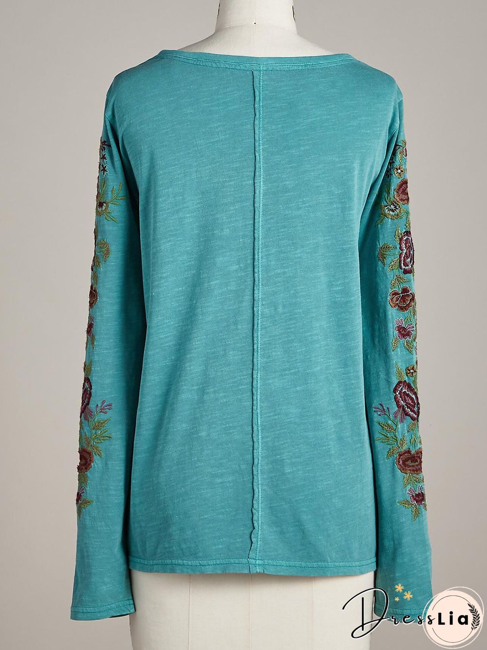 Printed Boho Long Sleeve T-shirt