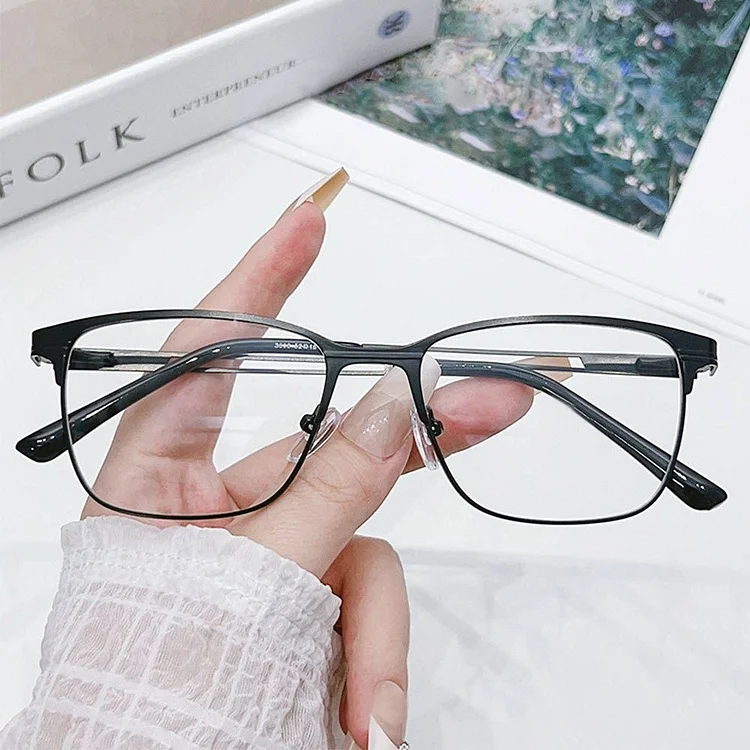 Blue Ray Blocking Anti-Blue Light Glasses Comfortable Eye Protection Metal Computer Goggles Ultralight Frame Eyewear Office