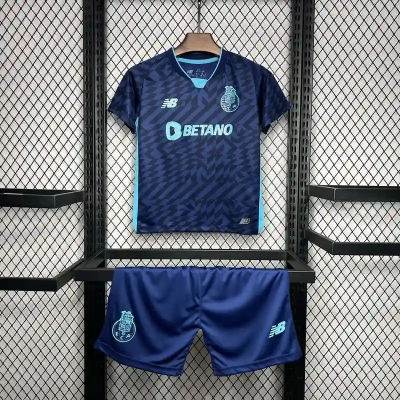 24/25 Kids Porto Soccer Jersey Second Away