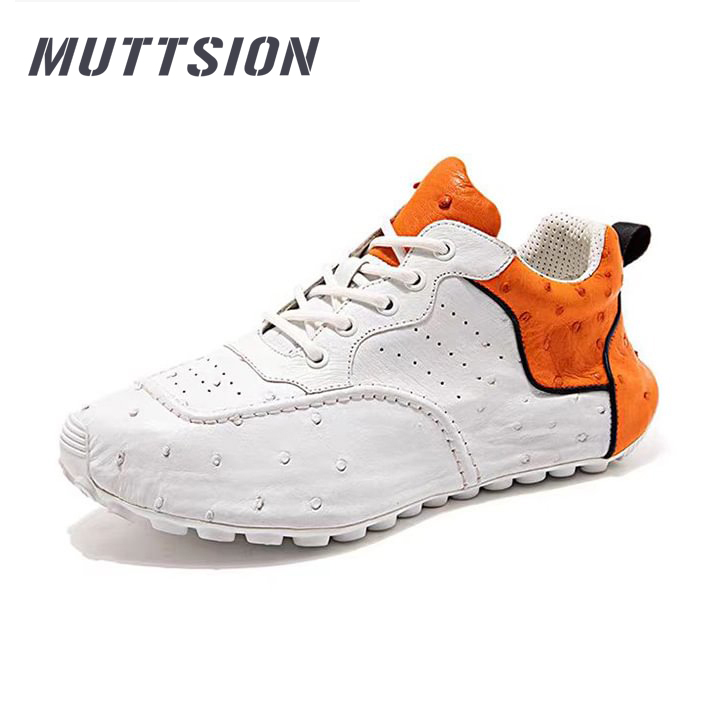 MUTTSION Ostrich Leather Casual Breathable Lightweight Sports  Shoes MUTTSION.COM MUTTSION
