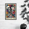 (40*60cm)Skull Drink Tea Tarot - Full Round Drill Diamond Painting