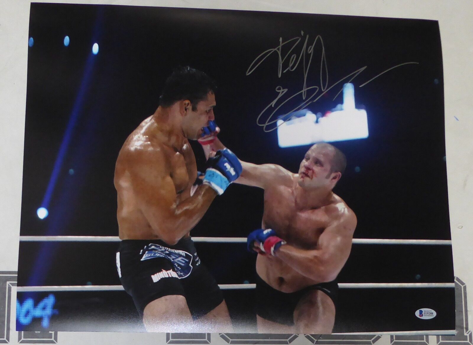 Fedor Emelianenko Signed 16x20 Photo Poster painting BAS Beckett COA Pride FC Picture vs Big Nog