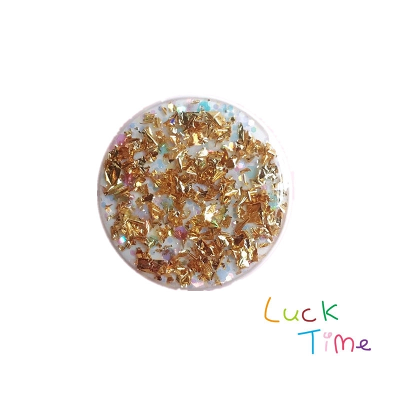 Glue Glitter Gold Foil Telescopic Solid Color Tin Foil Paper Mobile Phone Anti-fall Bracket