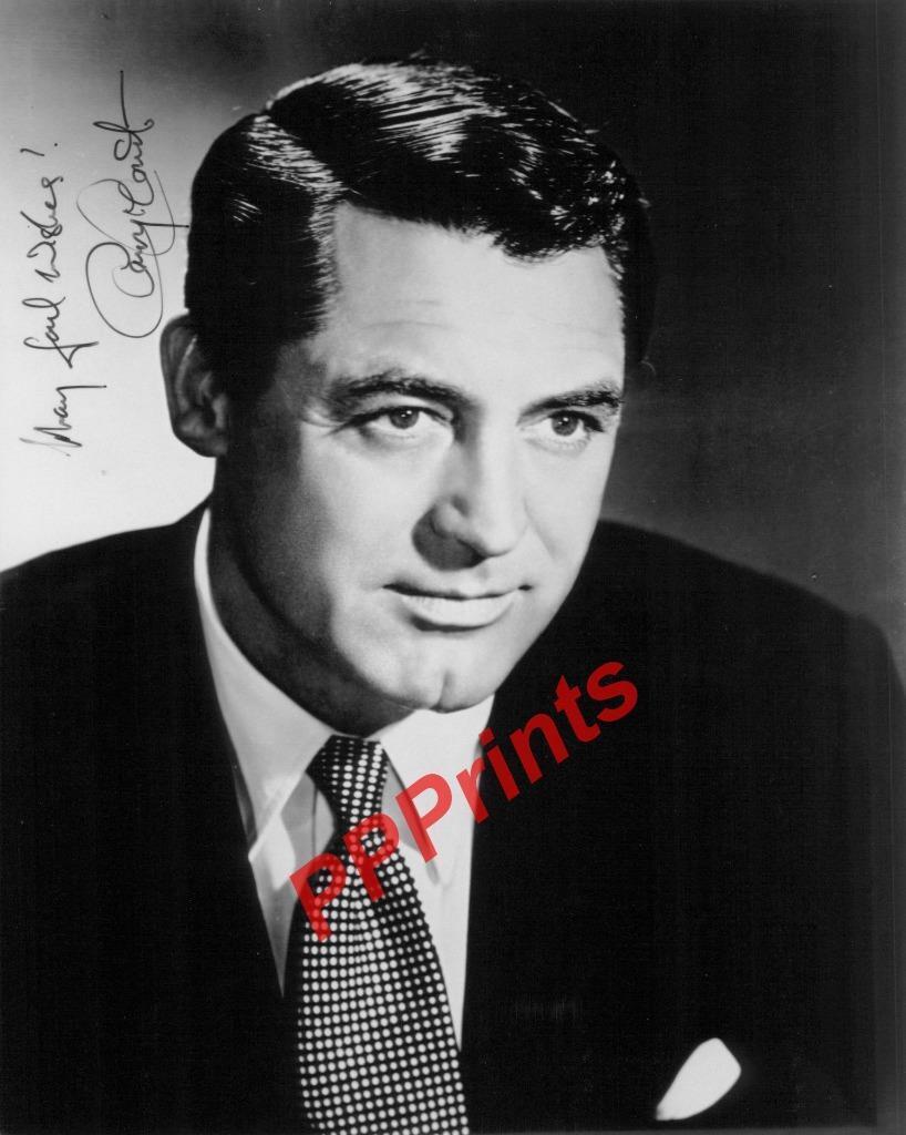 CARY GRANT SIGNED AUTOGRAPHED 10X8 SIGNED REPRO Photo Poster painting PRINT N3