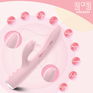 Romance of Spring Heating, Telescopic & Vibrating Multi-Function Vibrator