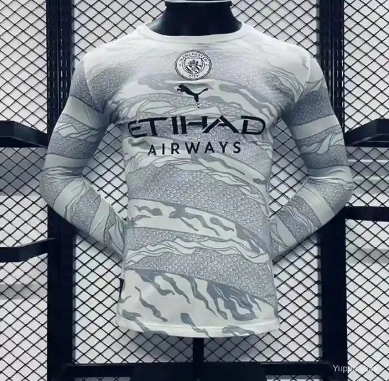 24/25 Player Manchester City Long Sleeved Special Edition Soccer Jersey