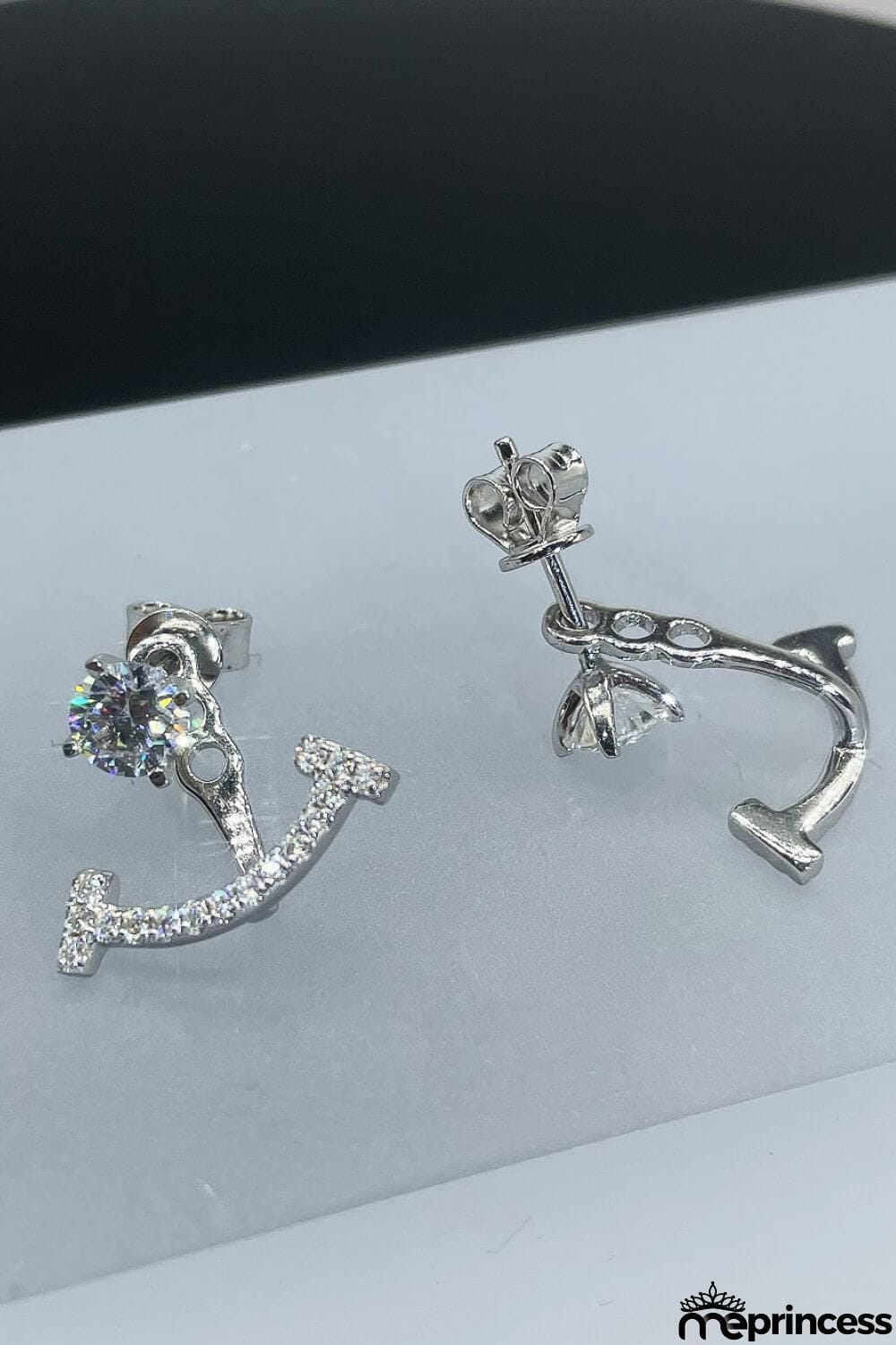 Two Ways To Wear Moissanite Earrings