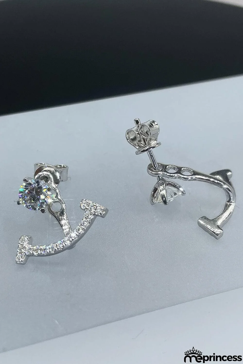 Two Ways To Wear Moissanite Earrings