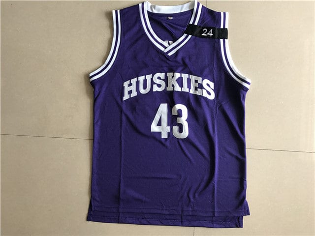 NCAA Huskies University Edition No. 43 KTYLER Purple Jersey mysite