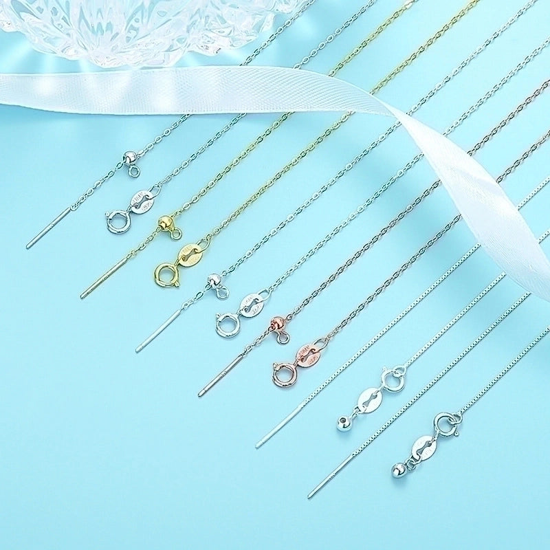 Minimalist Geometric Copper Chain Necklace