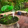 1.4W Solar Adjustable Fountain Pump with 7 Nozzles Solar Panel Kit for Bird Bath