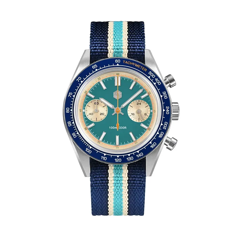 San Martin Chronograph VK64 Quartz Watch Original Design SN0116