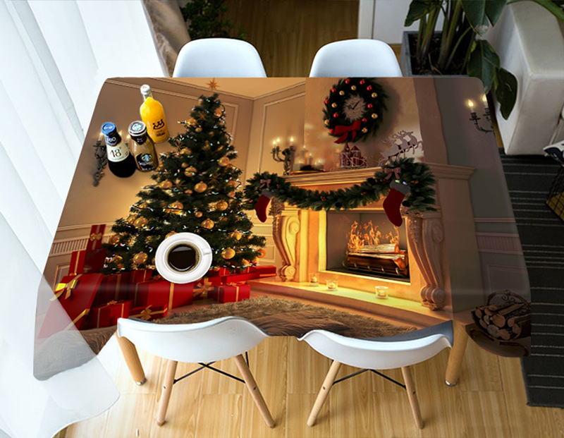 

Christmas Gift - 3D Tablecloth, 140*210cm, 501 Original