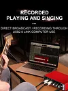 MD22 Audio Sound Card 48V Phantom Power USB Audio Interface for Guitar Recording
