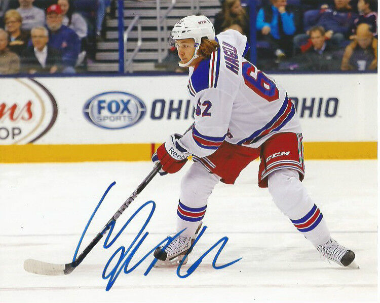 New York Rangers Carl Hagelin Signed Autographed 8x10 Photo Poster painting COA A