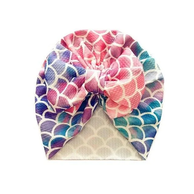 2019 Baby Accessories Cute Newborn Baby Infant Girl Boys Toddler Comfy Bowknot Hospital Cap Beanie Hat Colorful Caps Kids Gifts