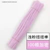 >Buy 2 Get 1 Free<100 Pieces Solid Color DIY Twisting Sticks Pipe Cleaner Chenille Stems Craft for Creative Styling Art Craft and Custom Hair Accessories