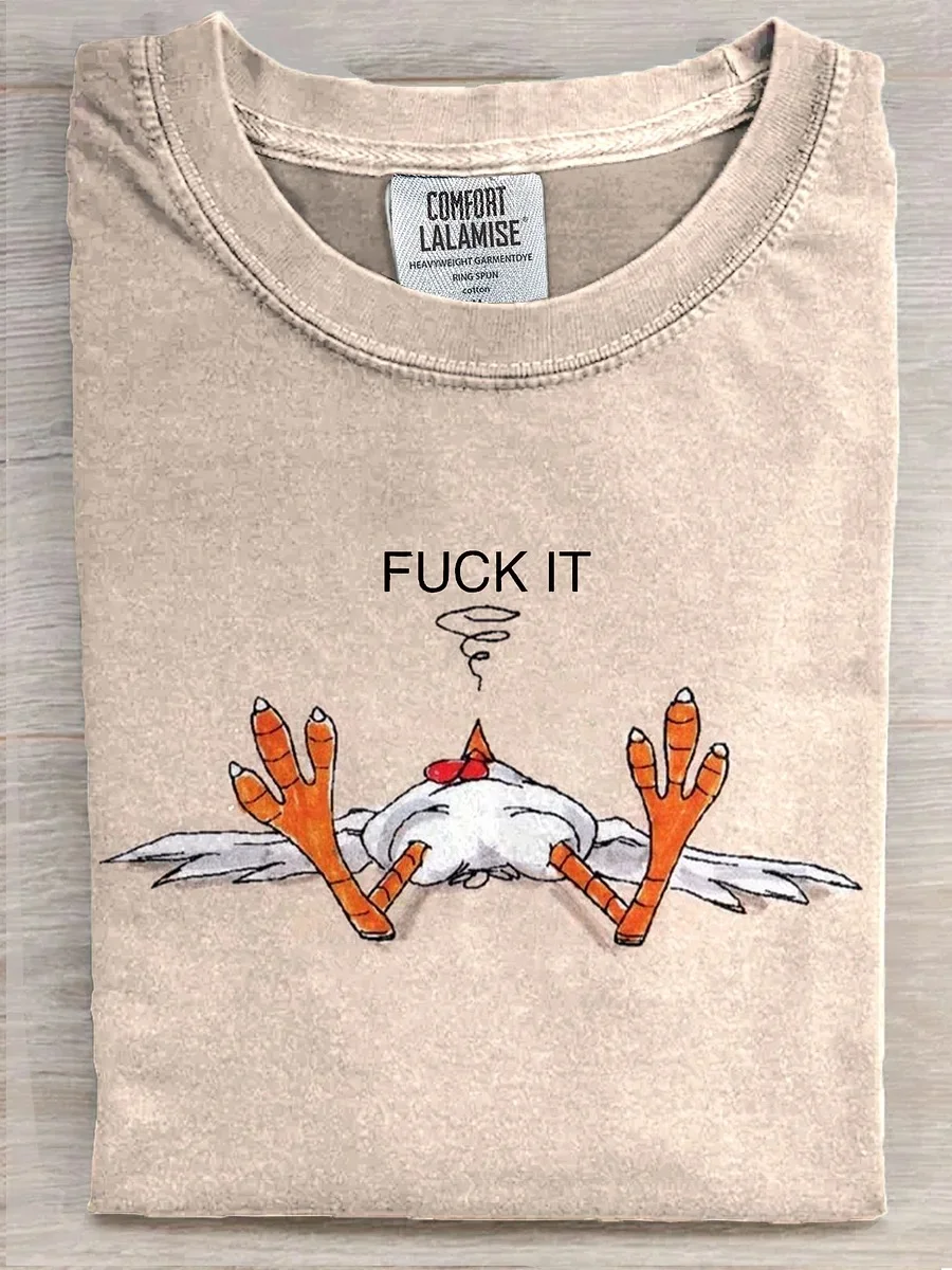 Eagerlys  Fuck It Bird T-shirt Eagerlys