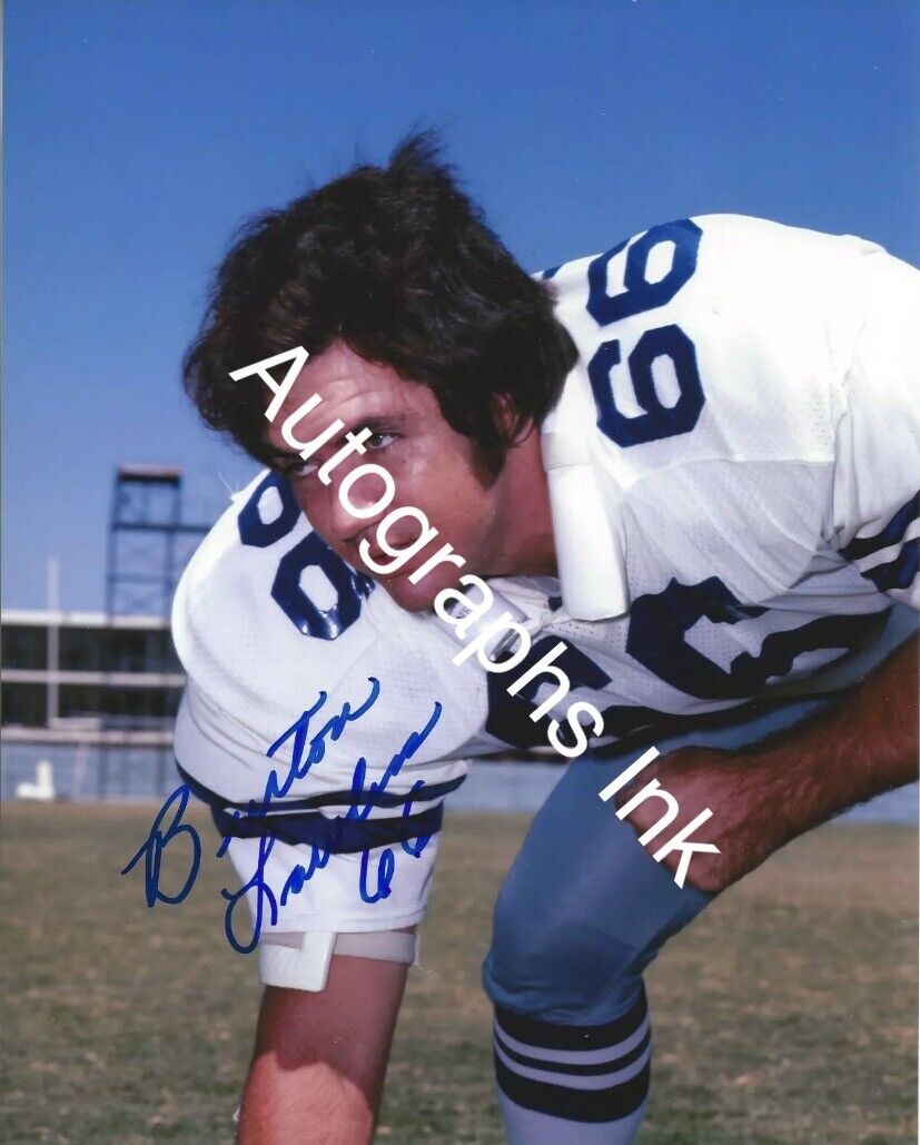 Burton Lawless Autographed 8x10 Dallas Cowboys#3