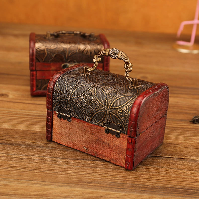 1 Piece Wood Casual Elegant Vintage Style Wedding Party Multicolor Jewelry Boxes4