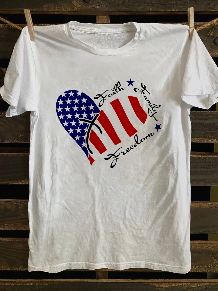 Faith Family Freedom T-shirt