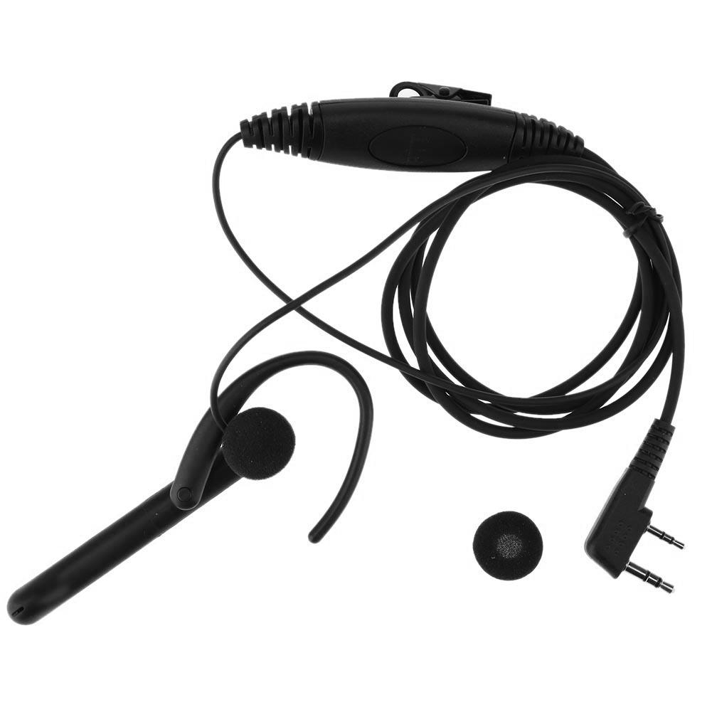 

2 Pin Ear Bar Earpiece Mic PTT Headset for Kenwood BAOFENG TYT WOUXUN Radio, 501 Original